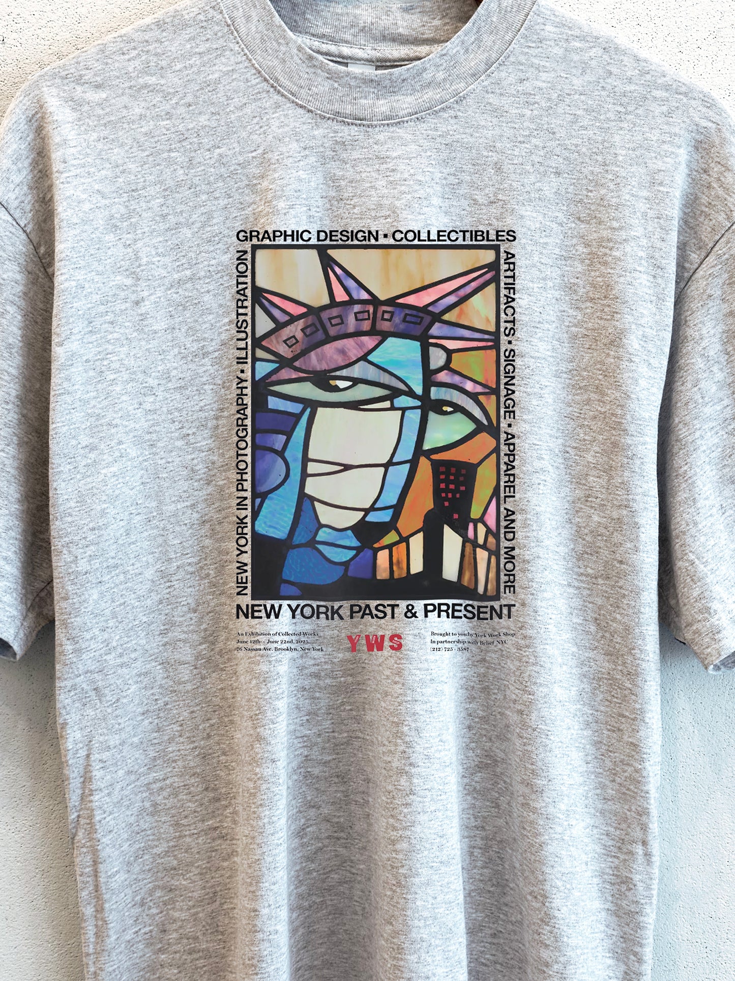 Lady Liberty Tee - Ash