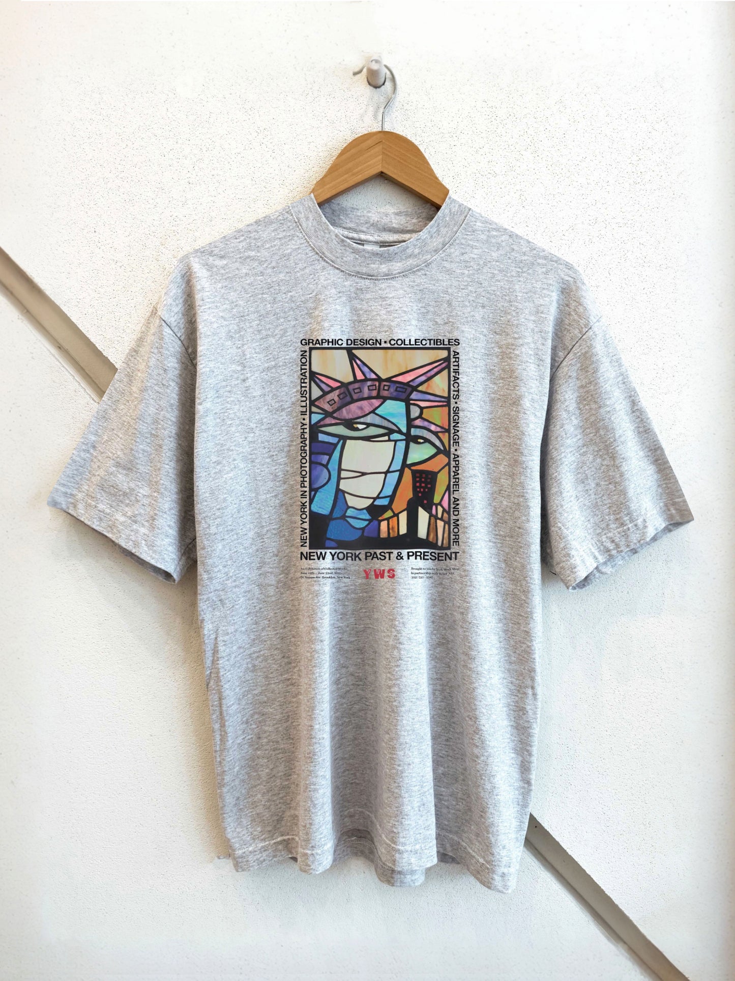 Lady Liberty Tee - Ash