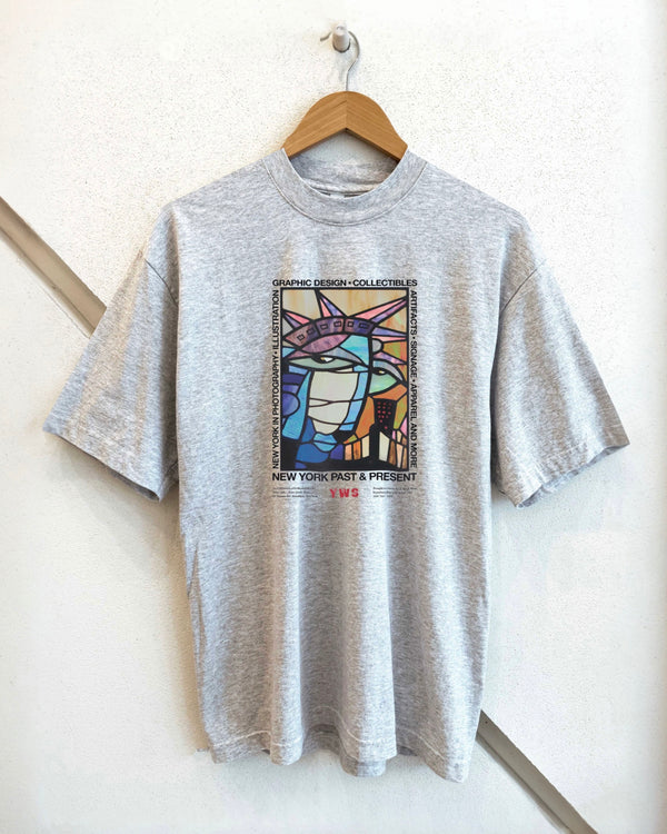 Lady Liberty Tee - Ash