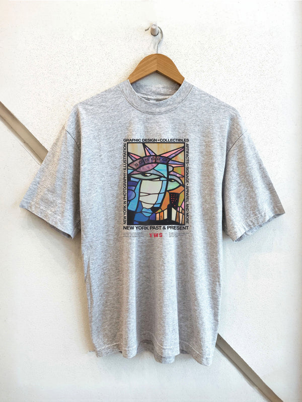 Lady Liberty Tee - Ash