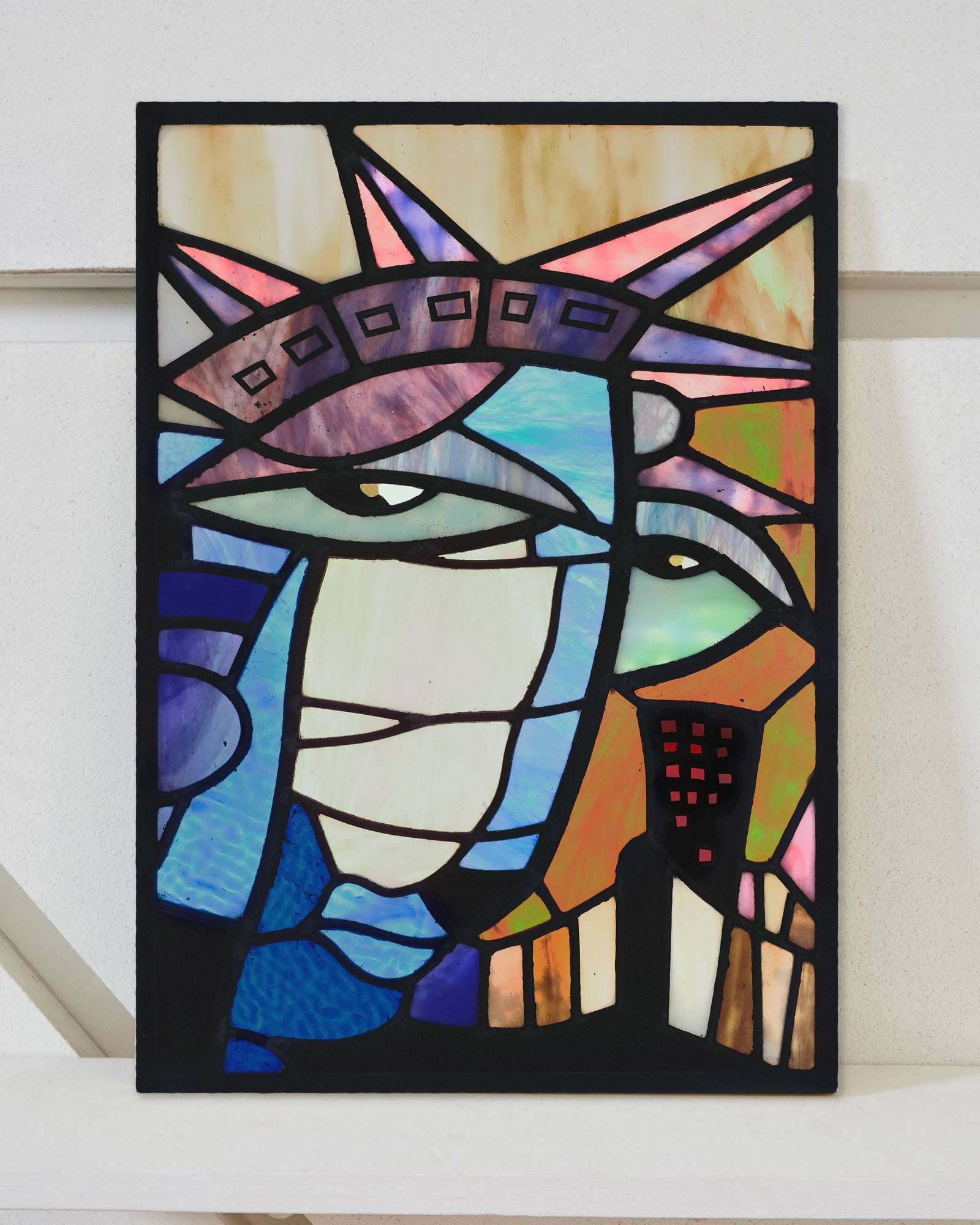 Lady Liberty Stained Glass