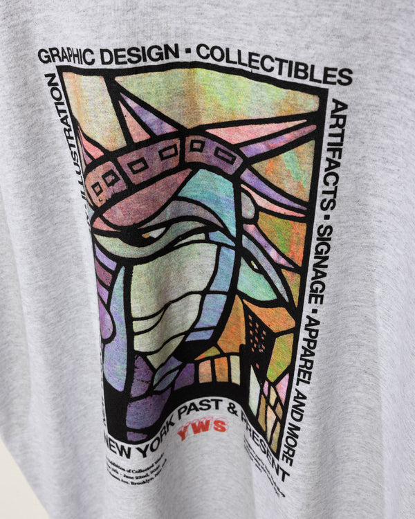 Lady Liberty Tee - Ash