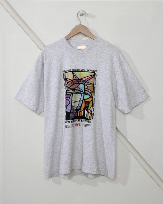 Lady Liberty Tee - Ash