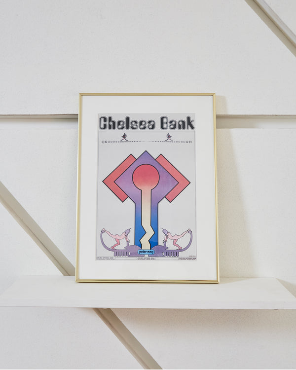 Peter Max "Chelsea Bank" Print