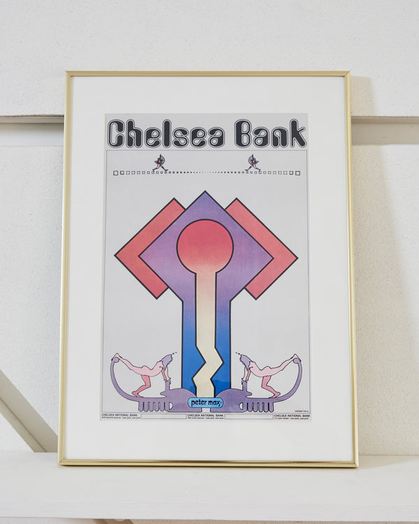 Peter Max "Chelsea Bank" Print